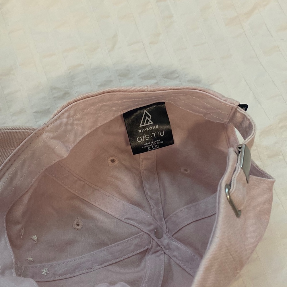 Embroidered Pink Baseball Cap - Picture 3 of 4